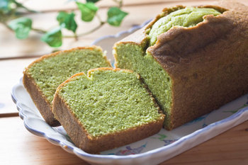 緑茶のパウンドケーキ